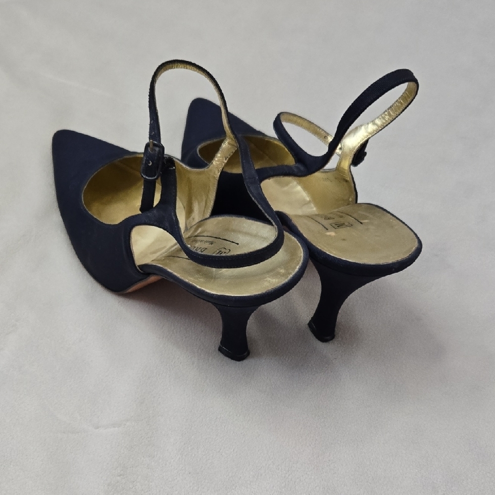 Bruno Magli Blue Heels - Picture 4 of 5